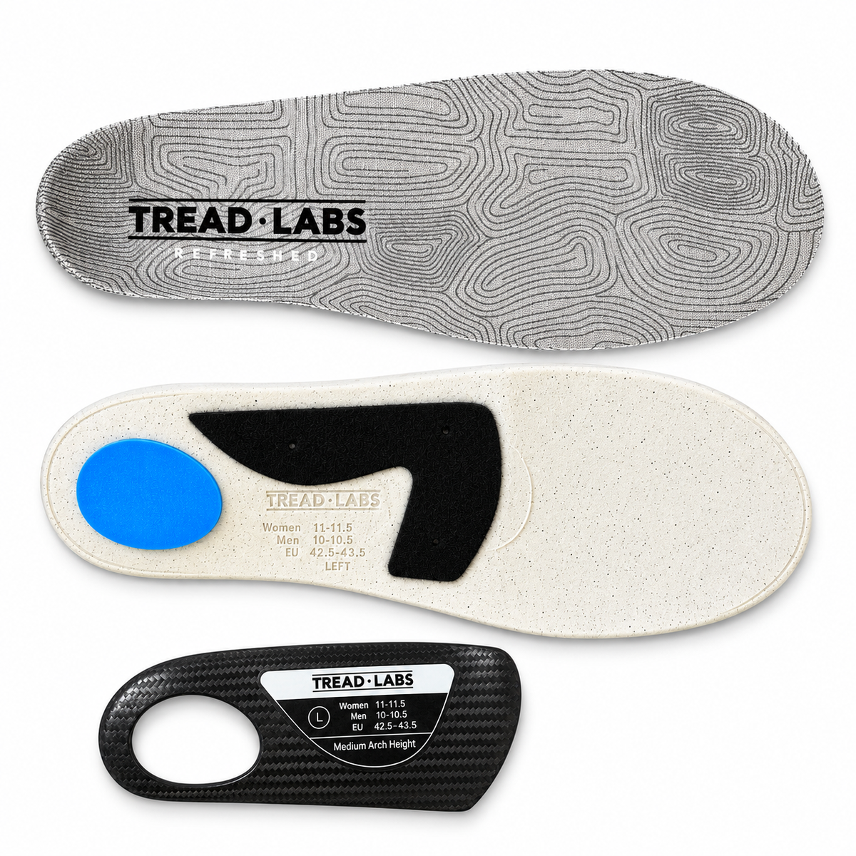 Refreshed Carbon Fiber Insoles - All Sales Final