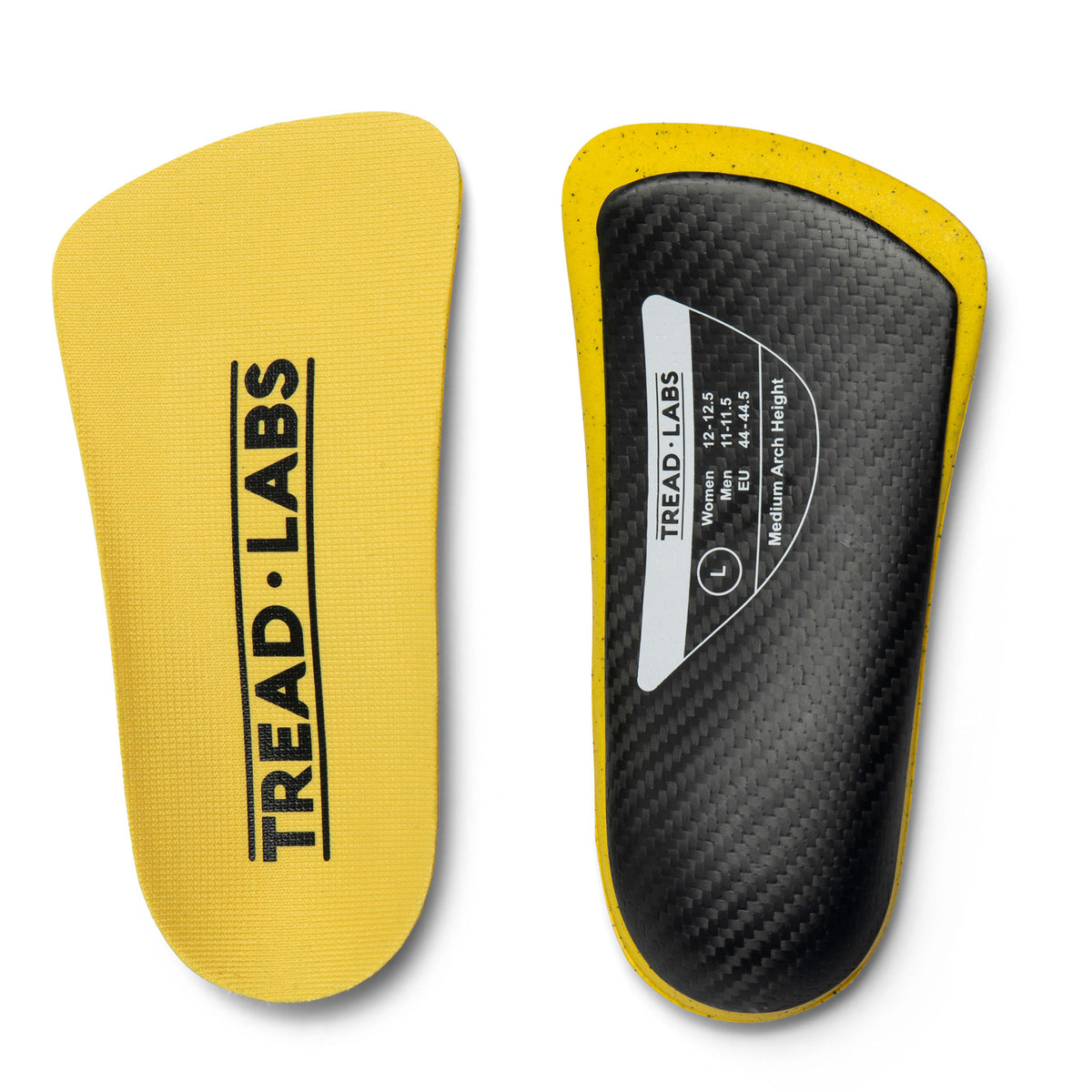 Dash Short Carbon Fiber Insoles From Tread Labs